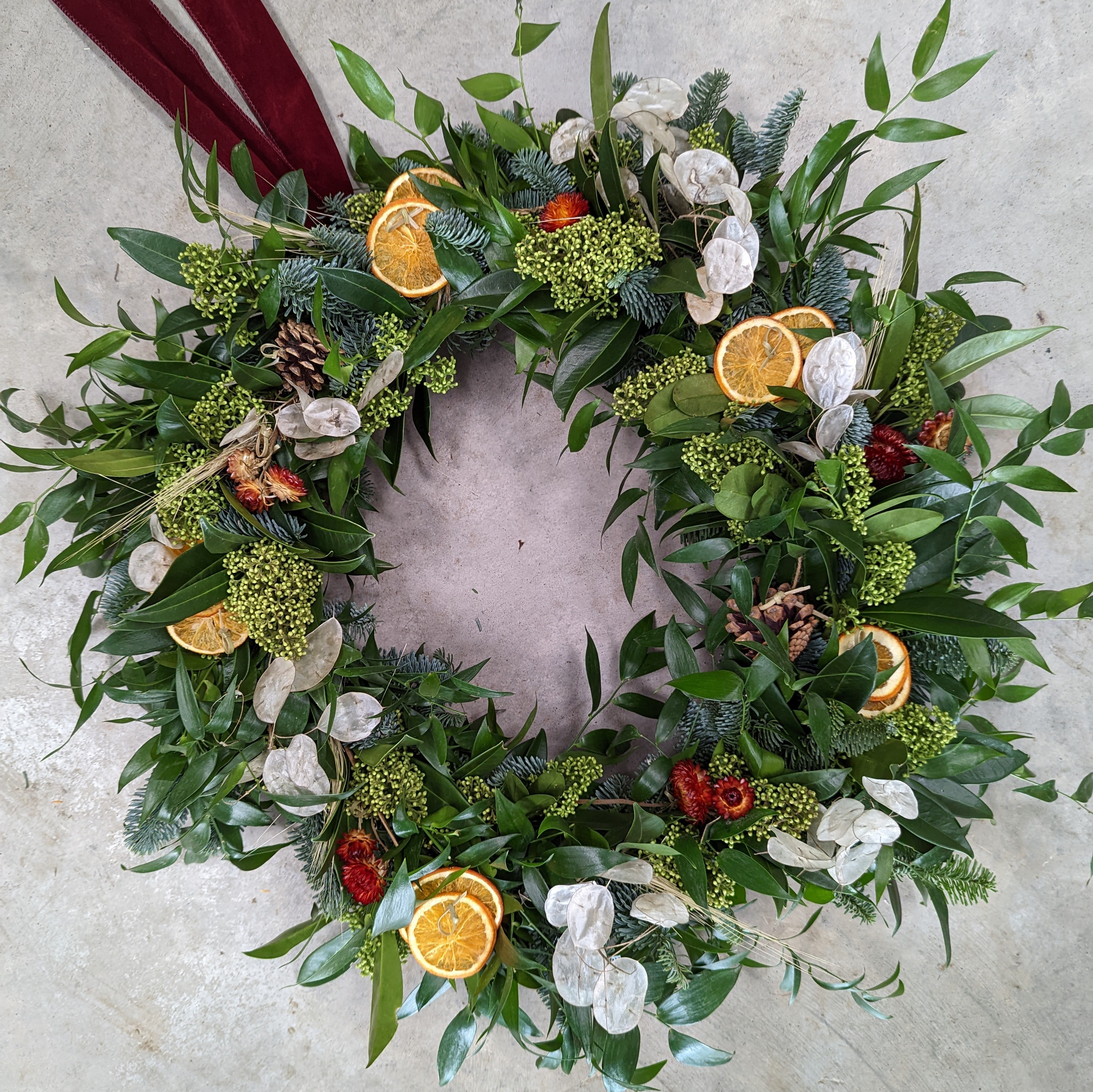 Eco Christmas Wreath (free local & London delivery)
